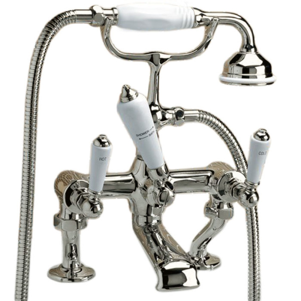 Смеситель для ванны Devon & Devon Dandy никель MARF40BNKS (детальная фотография)