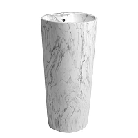 Раковина напольная SantiLine 41 см под мрамор