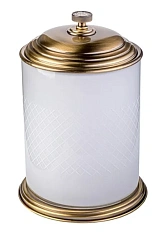 Мусорное ведро Boheme Royal Cristal бронза