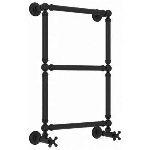 Полотенцесушитель водяной Сунержа Ренессанс 40х66 см черный матовый - фото 9