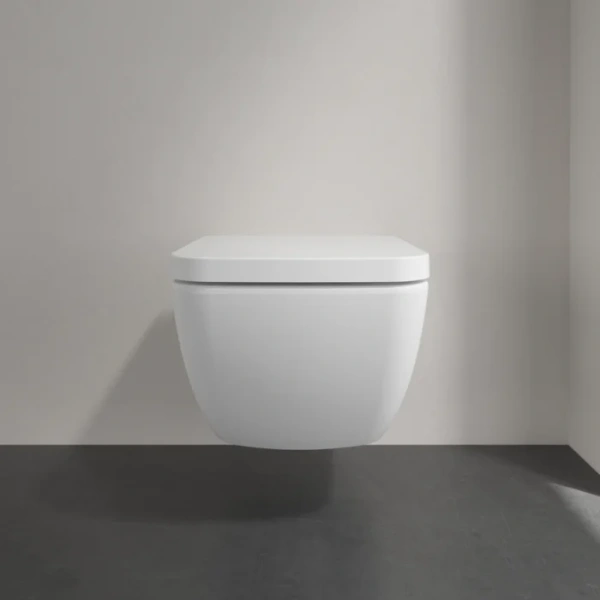 Унитаз подвесной Villeroy & Boch Venticello 4611R0 (детальная фотография), современные, hi-tech, прямоугольные