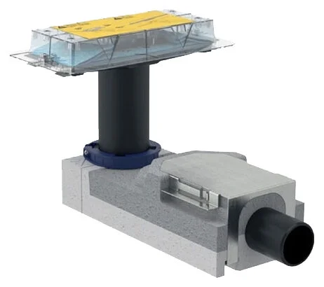 Душевой лоток Geberit CleanLine 26 см пластик 154.152.00.1 (детальная фотография), душевой лоток