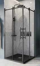 Душевой уголок BelBagno Marino 100x100 см профиль черный