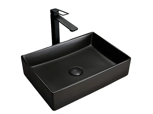Раковина GID Geometrico Bm1204 45 см черная - фото 1