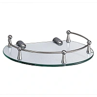 Полочка для ванной WasserKRAFT стеклянная