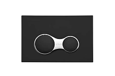 Клавиша смыва VitrA Sirius черная матовая/хром