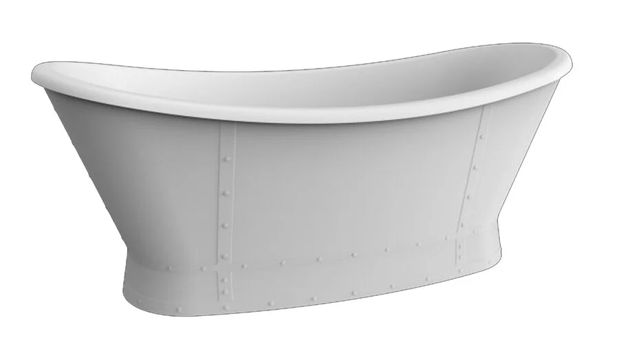 Ванна акриловая BelBagno 168х78 см отдельностоящая BB33 (детальная фотография)