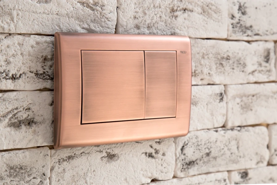 Клавиша смыва Tece TECEplanus состаренная медь 9240365 (детальная фотография), в наличии