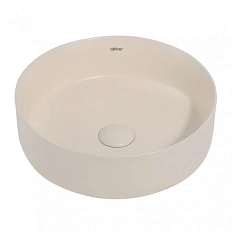 Раковина Abber Bequem 36 см светло-бежевая матовая