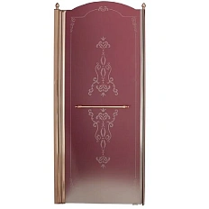 Душевая дверь в нишу Migliore Diadema 90 см профиль хром стекло прозрачное правая