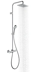 Душевая стойка Hansgrohe Vernis Shape 26286 термостатическая