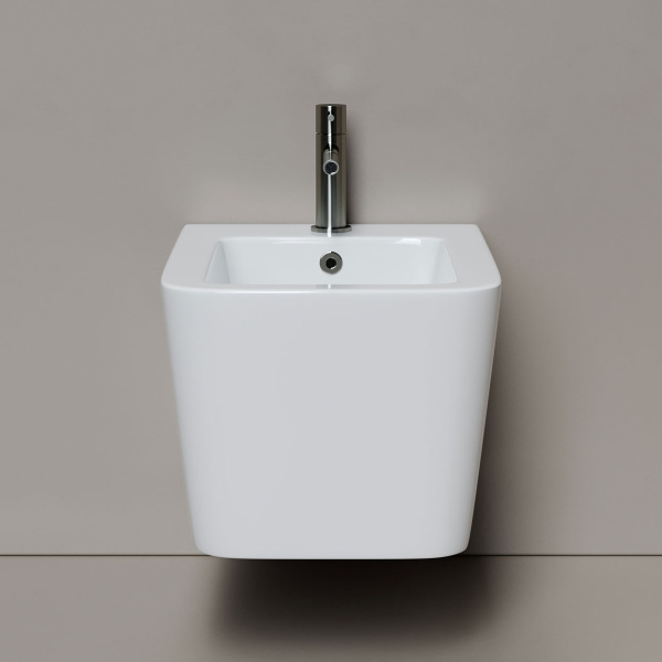 Биде подвесное Ceramicanova Miro белое CN11004 (детальная фотография), подвесные
