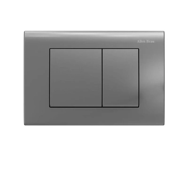 Клавиша смыва Allen Brau Liberty сатин 9.20002.MG (детальная фотография), слив эконом-стандарт с двумя клавишами