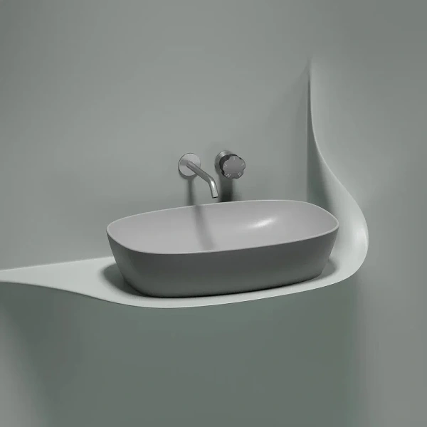 Раковина Ceramica Nova Element 60 см серая CN6049MSG (детальная фотография), 60 см