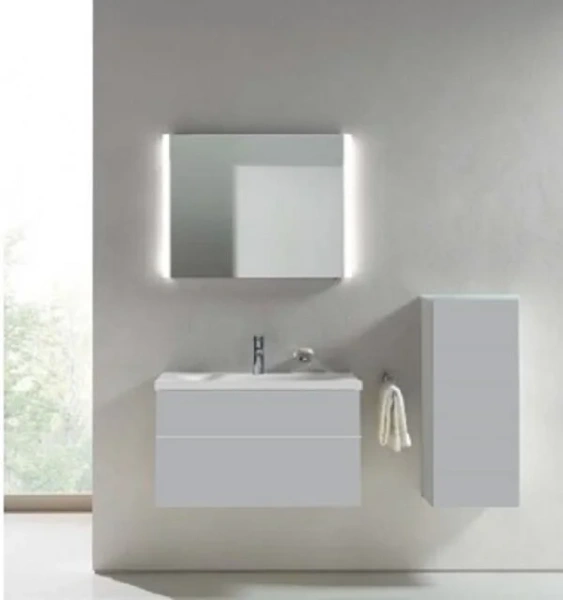 Шкафчик, петли справа, корпус:титан, фасад:стекло, титан Keuco Royal Reflex 34020 130002 (детальная фотография) index_1