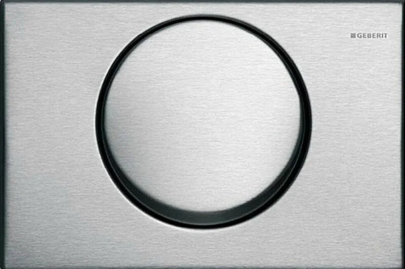 Клавиша смыва Geberit Delta 15 нержавеющая сталь 115.101.00.1 (детальная фотография)