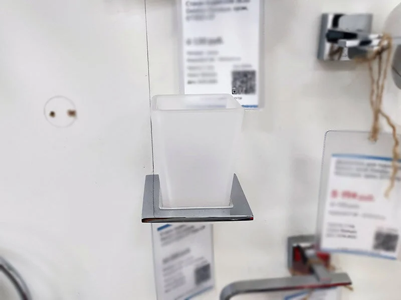 Стакан для ванной Jacob Delafon EO хром E77866-CP (детальная фотография), настенные