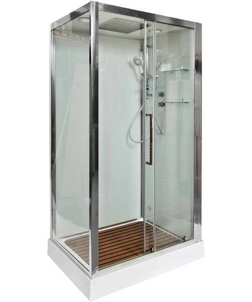 Душевая кабина Deto Z 120х90 см с паром Z120KERAVASTEAM (детальная фотография), прямоугольные
