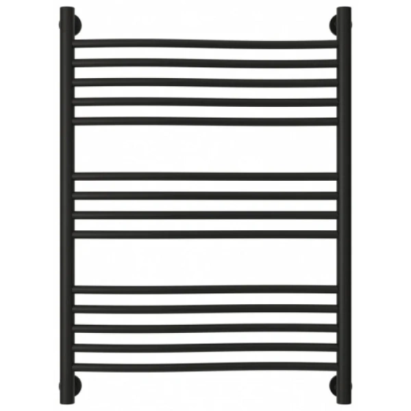 Полотенцесушитель водяной Сунержа Флюид+ 60х80 см черный матовый 31-0222-8060 (детальная фотография), черный