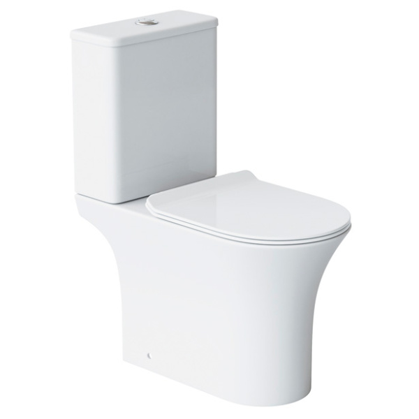 Унитаз компакт Laguraty безободковый 1217A (детальная фотография)