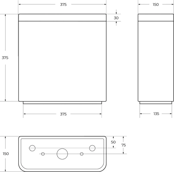 Бачок для унитаза BelBagno Energia белый BB8134T (детальная фотография), в наличии index_2