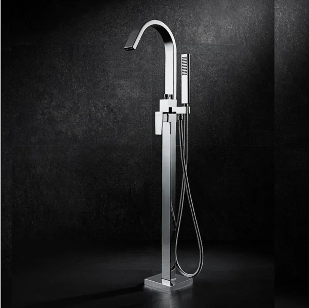 Смеситель для ванны Black&White Universe хром 3311U (детальная фотография)