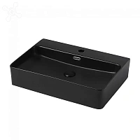 Раковина Abber Rechteck 61 см черная матовая