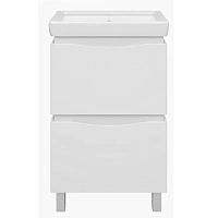 Тумба под раковину напольная Misty Венера 55 см белая