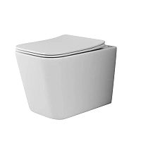 Унитаз подвесной Ceramica Nova Cubic безободковый