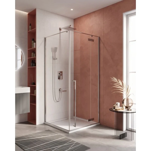 Душевой уголок Cezares Liner 100x100 см правый LINER-A-1-100-C-Cr-R (детальная фотография)