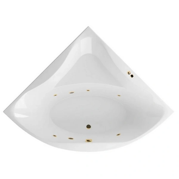 Ванна гидромассажная Excellent Glamour Soft 150 x 150 см, белый/золото, WAEX.GLA15.SOFT.GL (детальная фотография)