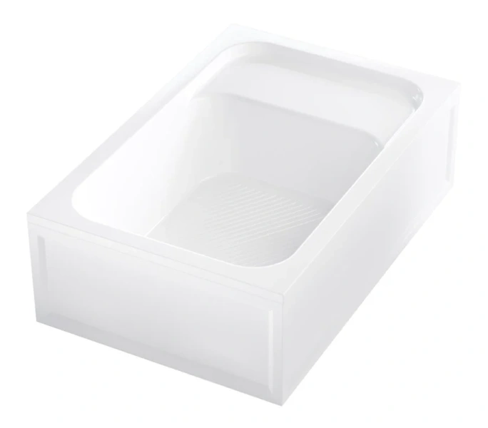 Душевой поддон RGW Acryl BC/L 120x90 см с сиденьем 16180692-91 (детальная фотография), прямоугольные