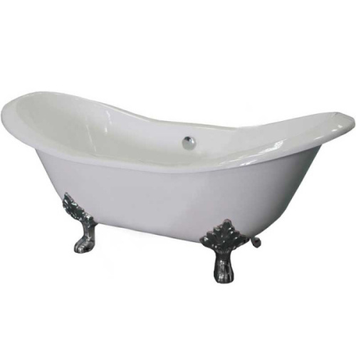 Ванна чугунная, ножки хром, Elegansa Taiss И0000031 (детальная фотография), в классическом стиле