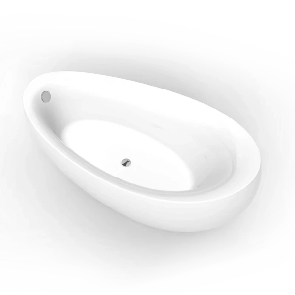 Ванна акриловая Black&White Swan 180x90 см белая 225SB00 (детальная фотография), белые