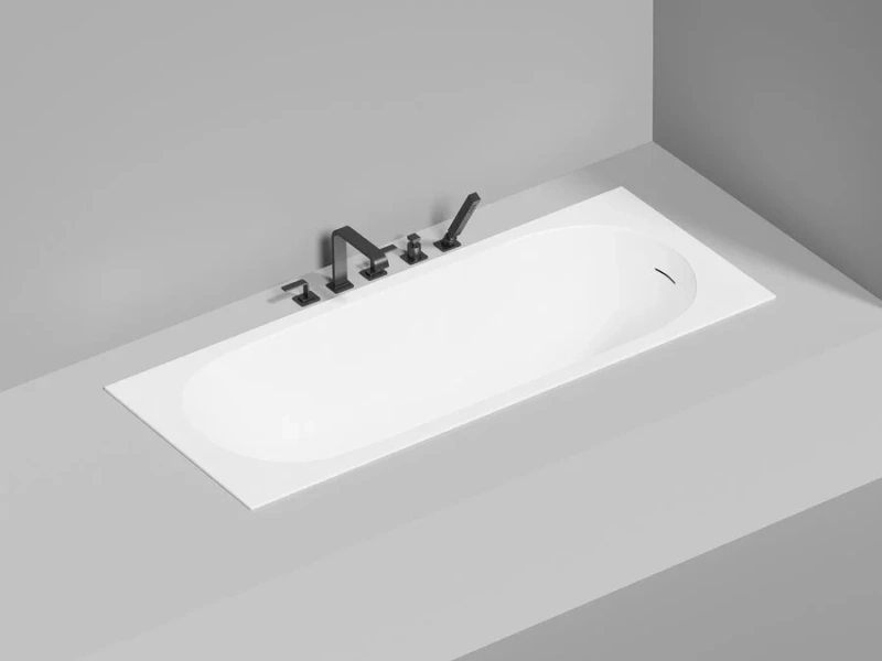 Ванна из искусственного камня Salini Ornella Kit 170x70 см белый матовый 102413M (детальная фотография), современныe, hi-tech