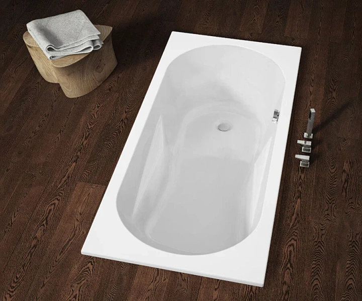 Ванна акриловая Riho Lazy 180х80 см правосторонняя B082001005 (детальная фотография)
