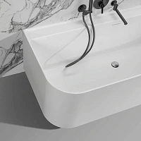 Ванна из искусственного камня Belux Атланта ВА-1700, 4810924287366, 170 x 75 см, с подставкой, белый