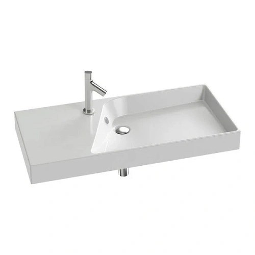 Раковина Jacob Delafon Rythmik 100 см белая - фото 4