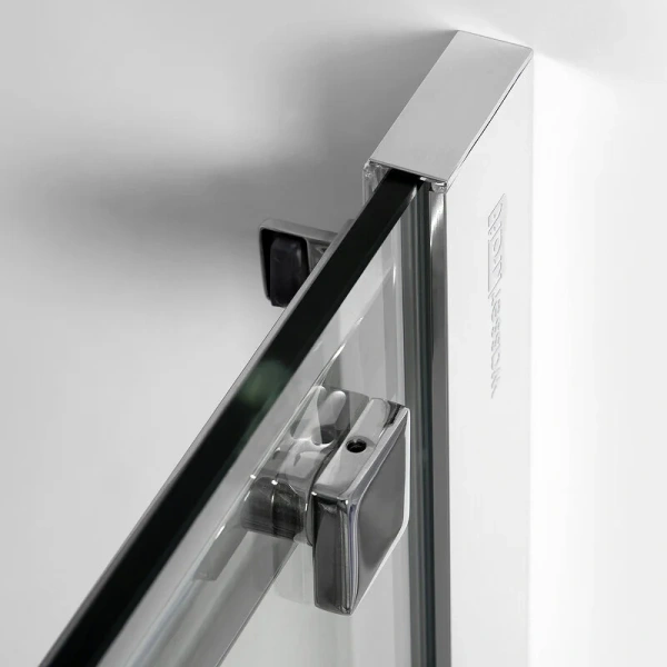 Душевой уголок WasserKRAFT Alme 130х100 см профиль хром 15R34 (детальная фотография), прозрачные