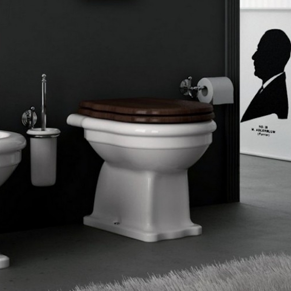 Крышка-сидение с микролифтом Artceram Hermitage петли бронза HEA004 72 (детальная фотография), с микролифтом