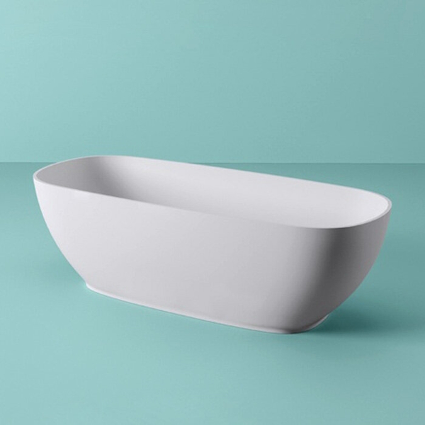 Ванна отдельностоящая из искусственного камня Artceram Hoop ACW002 (детальная фотография), овальные