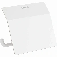 Бумагодержатель Hansgrohe AddStoris белый матовый