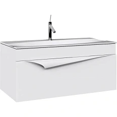 Тумба под раковину подвесная Aqwella Papyrus 120 см белая