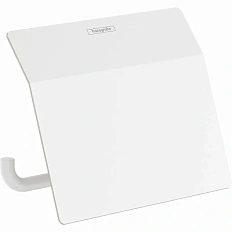 Бумагодержатель Hansgrohe AddStoris белый матовый