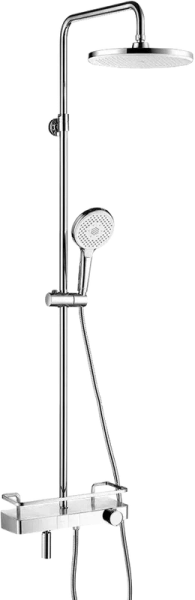 Душевая стойка Lemark Tropic хром LM7011C (детальная фотография)