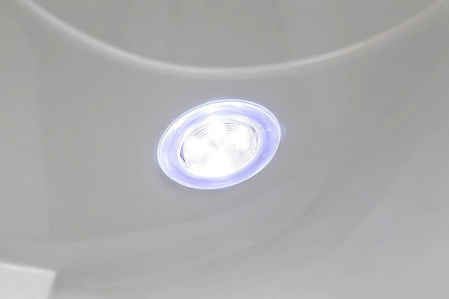 Душевая кабина Erlit Comfort ER4515TP-C 148x80 см прямоугольная (детальная фотография), стеклянные, матовые, тонированные