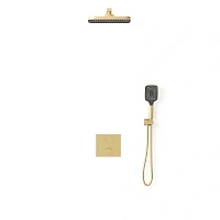 Душевой комплект Vincea брашированное золото