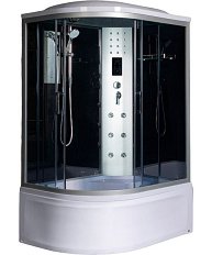 Душевая кабина River Dunay 120х80 см тонированное стекло, правая