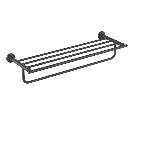 Полотенцедержатель Акватек Классик черный матовый AQ4515MB (детальная фотография)