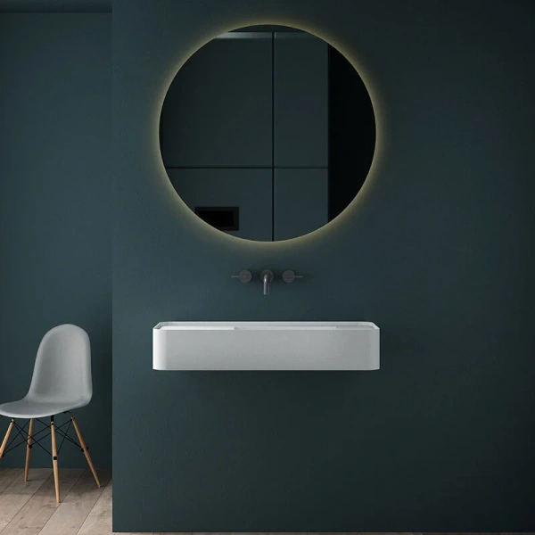 Раковина Vincea 80 см белая матовая VWB-6S480MW (детальная фотография), белые